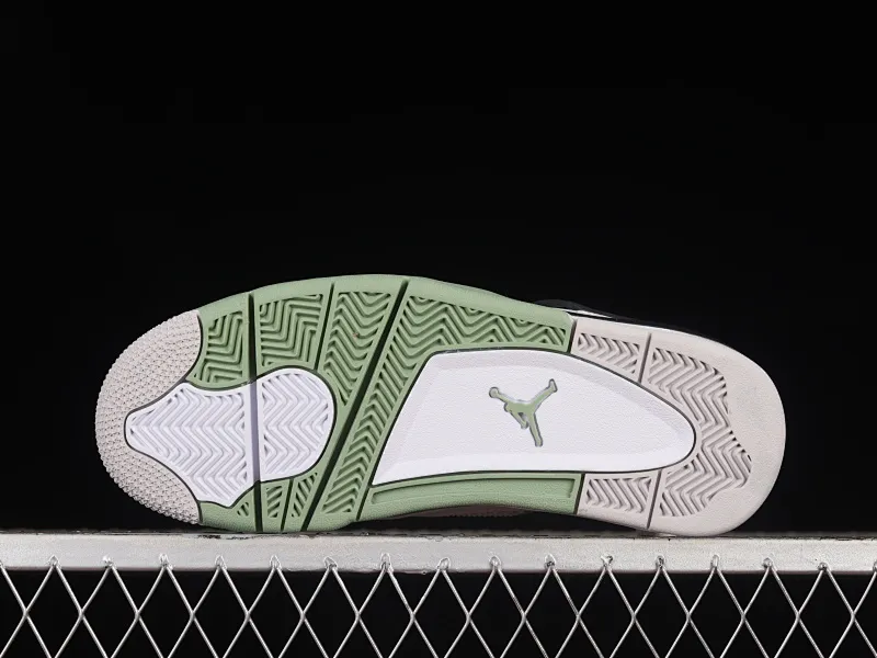 All categories Air Jordan Jordan series basketball shoes Air Jordan 4 X version Air Jordan 4 Retro "Seafoam" AJ4 Joe 4 white and green AQ9129-103
